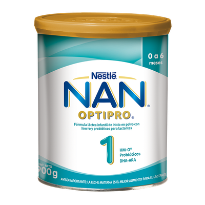 Fórmula Láctea Nan® Optipro® 1 Lata, Proteína Optimizada, Probióticos Y  Dha- Ara - 900g