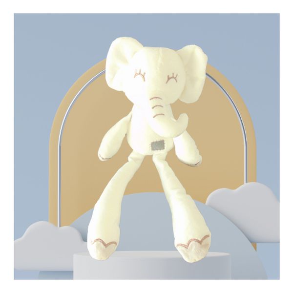 Peluche de apego diseño elefante blanco, Kokoa World  Kokoa World - babytuto.com