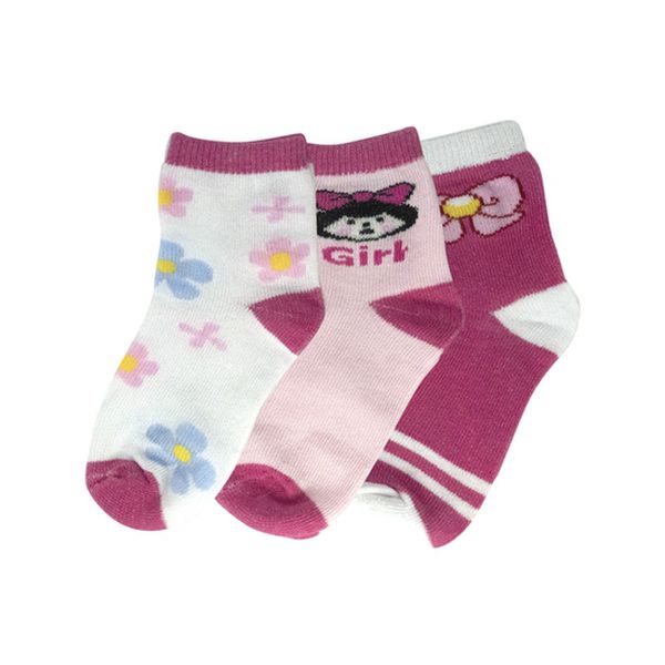 Pack de 3 calcetines niña, Pumucki Pumucki - babytuto.com