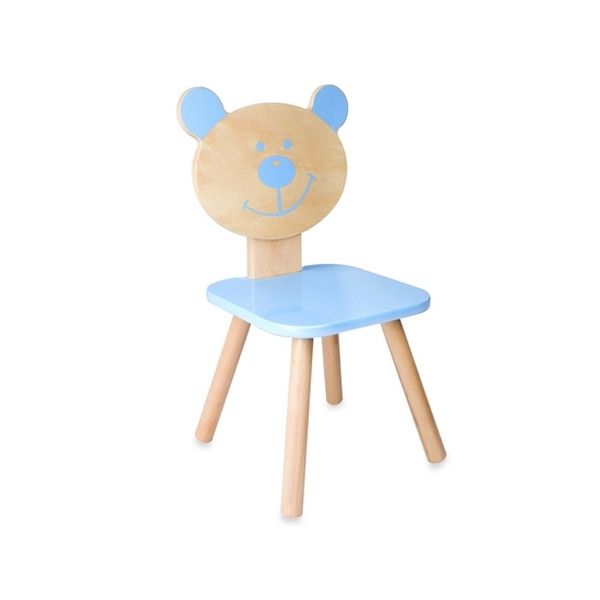 Silla de madera diseño oso azul, Kidscool  Kidscool - babytuto.com
