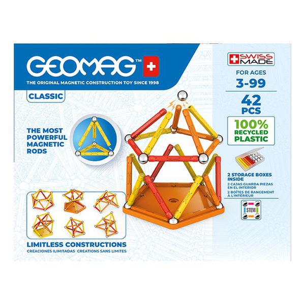 Juego de creación magnético classic, 42 piezas, Geomag  Geomag - babytuto.com