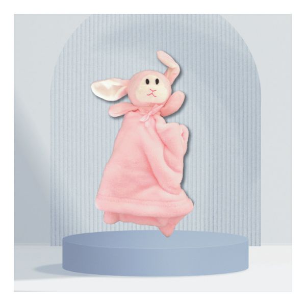 Tuto con peluche de apego diseño conejita rosada, Kokoa World  Kokoa World - babytuto.com