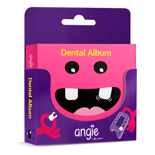 Álbum dental premium, color rosado, Angie by Angelus  Angie By Angelus - babytuto.com
