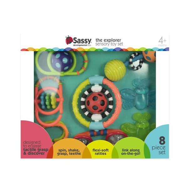 Set de regalo sensorial, Sassy  Sassy - babytuto.com
