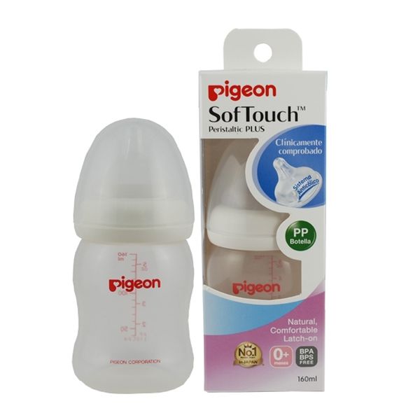 Mamadera boca ancha PP. 160 ml Pigeon Pigeon - babytuto.com