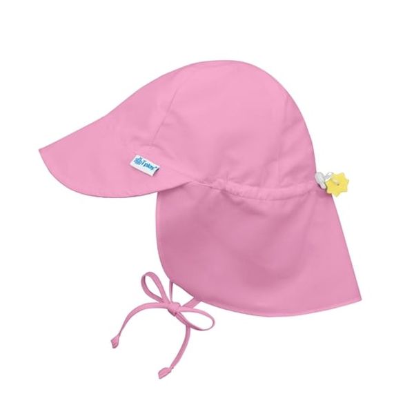 Sombrero flap con filtro UV rosa claro, Iplay Iplay - babytuto.com