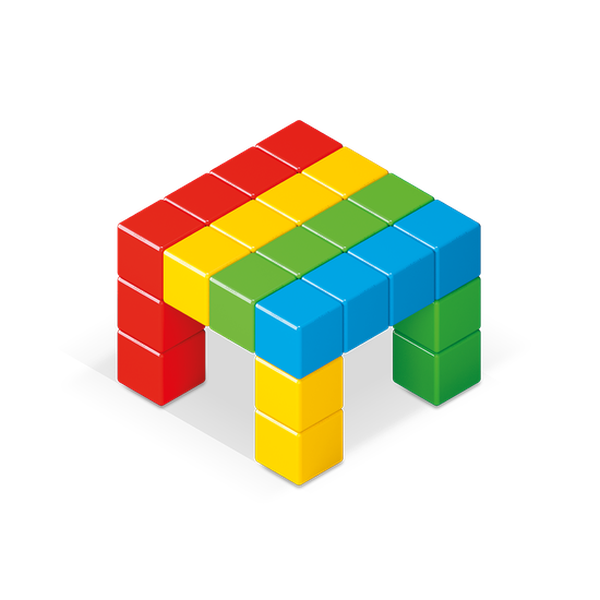 Cubos magnéticos magicube colores, 24 cubos , Geomag Geomag - babytuto.com
