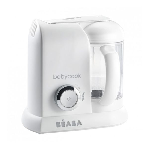 Robot de cocina Babycook Solo modelo BEA010A, color blanco plata, Béaba Beaba - babytuto.com