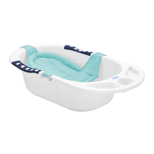 Tina baño con malla antideslizante, color azul, Baby Way Baby Way - babytuto.com