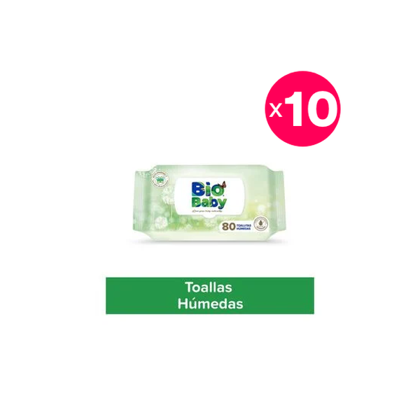 Pack de 3 toallitas húmedas biodegradables, 28 unidades c/u