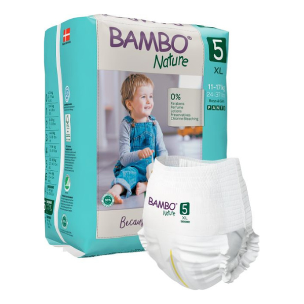 Pañales desechables Bambo Nature Pants Talla: XL, 19 uds Bambo Nature - babytuto.com