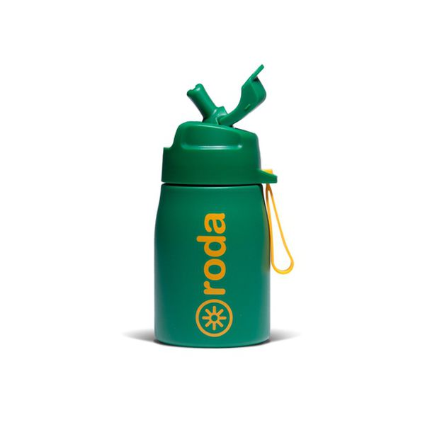 Botella de agua infantil, color verde, Roda Roda - babytuto.com