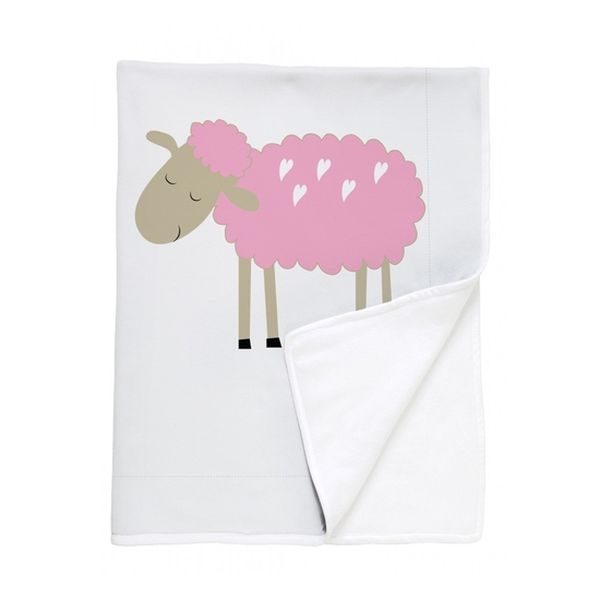 Manta polar oveja rosada, Tuyo Print Tuyo Print - babytuto.com