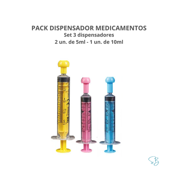 Pack 2 dispensadores de medicamento de 5ml, Spazio Bambini Spazio Bambini - babytuto.com