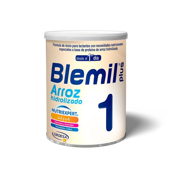 Fórmula Blemil Plus 1, arroz hidrolizado, 400gr. Blemil - babytuto.com