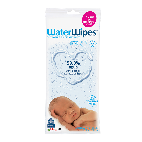 Toallitas húmedas WaterWipes 28 unidades Waterwipes - babytuto.com