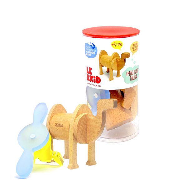 Juego de construcción lekkid snack camello, 6 piezas, Imanix Imanix - babytuto.com
