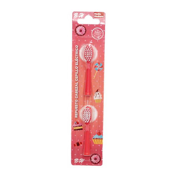 Cabezal de repuesto para cepillo de dientes eléctrico infantil rosado, Best House Best House - babytuto.com
