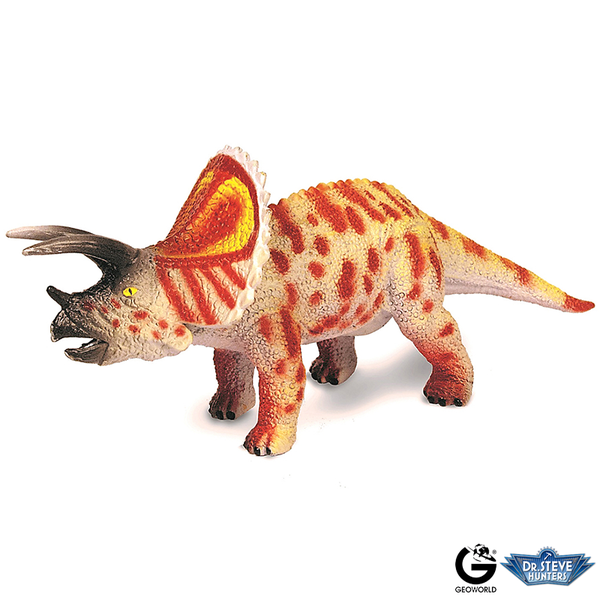 Dinosaurio de juguete triceratops Dr Steve, Geoworld - Geoworld