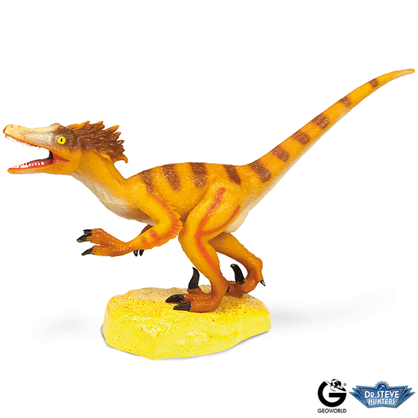 Dinosaurio de juguete velociraptor Dr Steve, Geoworld Geoworld - babytuto.com