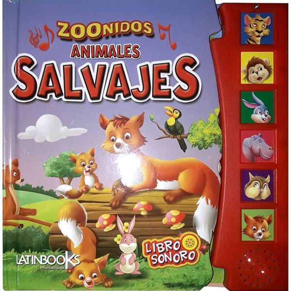 Libro Zoonidos animales salvajes , Latinbooks Latinbooks - babytuto.com