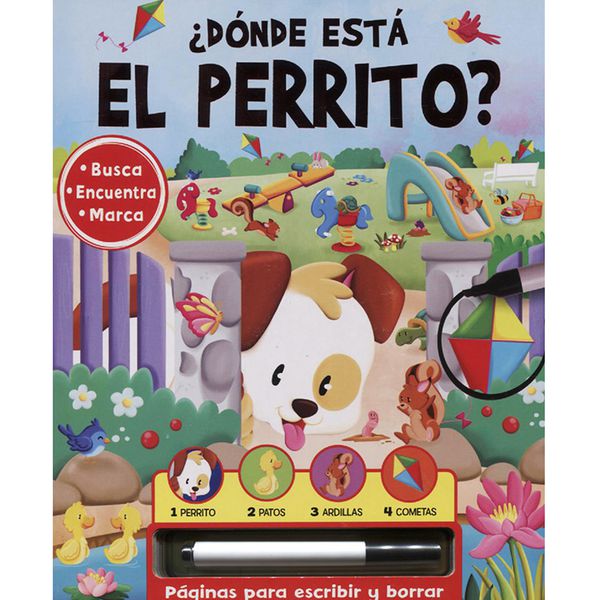 Libro Busca, encuentra, marca ¡dónde está el perrito?, Latinbooks Latinbooks - babytuto.com