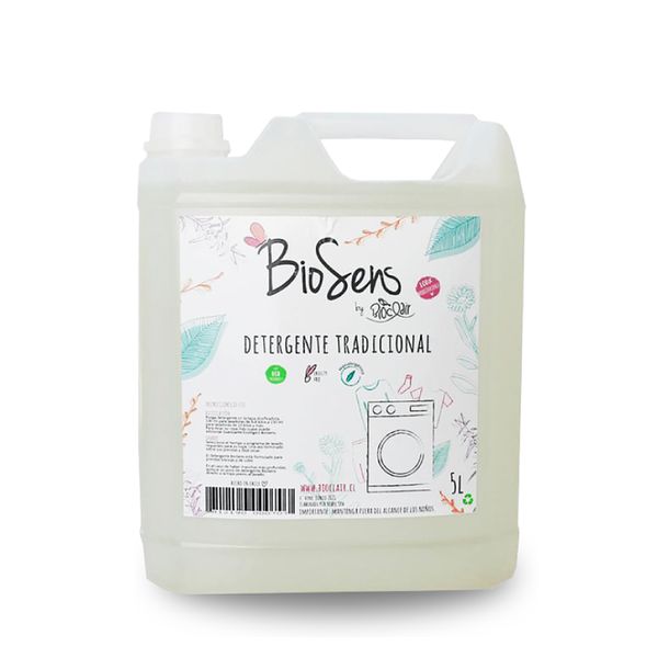Detergente tradicional 5L biodegradable, Biosens Biosens - babytuto.com