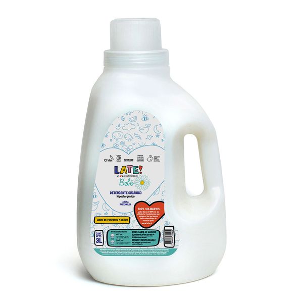 Detergente para ropa de bebés 3 litros, Late! Late! - babytuto.com
