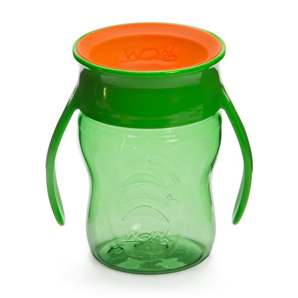 Vaso antiderrame, baby tritan, color verde, Wow Cup  Wow Cup - babytuto.com