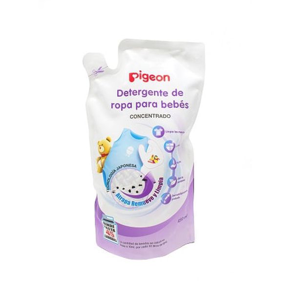 Recarga detergente de ropa para bebé, 450 ml, Pigeon  Pigeon - babytuto.com