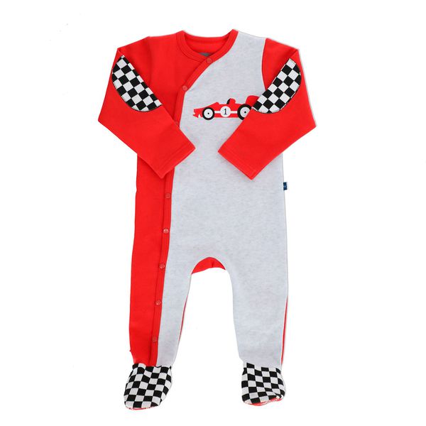 Pijama manga larga, algodón, color rojo, Mota  Mota - babytuto.com