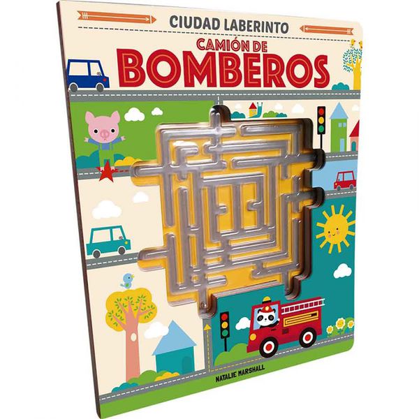 Libro Ciudad Laberinto Camión De Bomberos, Latinbooks Latinbooks - babytuto.com