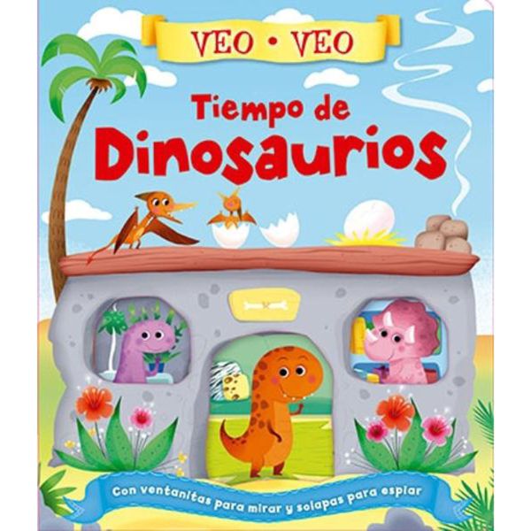 Libro Veo Veo Tiempo De Dinosaurios. Latinbooks Latinbooks - babytuto.com