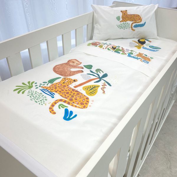 Set para cama transición diseño jungla ,Tuyo Print Tuyo Print - babytuto.com