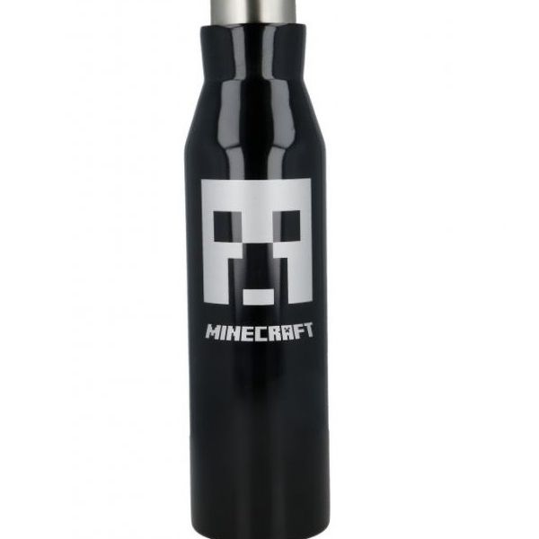 Botella diabolo, acero inoxidable, 580 ml, Minecraft  Minecraft - babytuto.com
