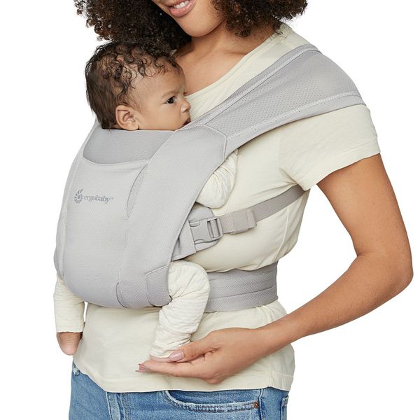 Portabebés embrace soft air mesh, color gris claro, Ergobaby Ergobaby - babytuto.com