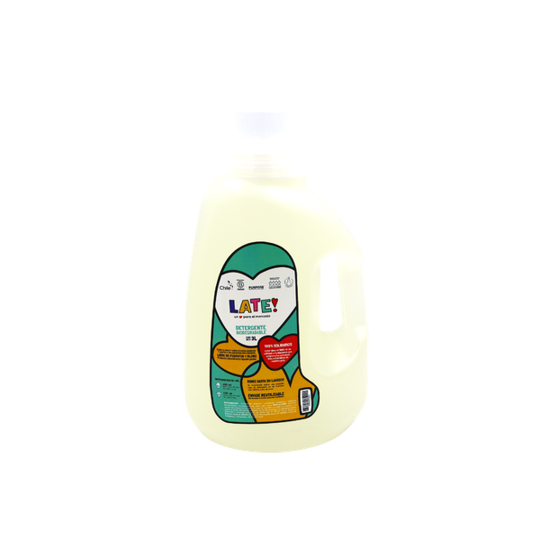 Detergente biodegradable, 3 litros, Late! Late! - babytuto.com