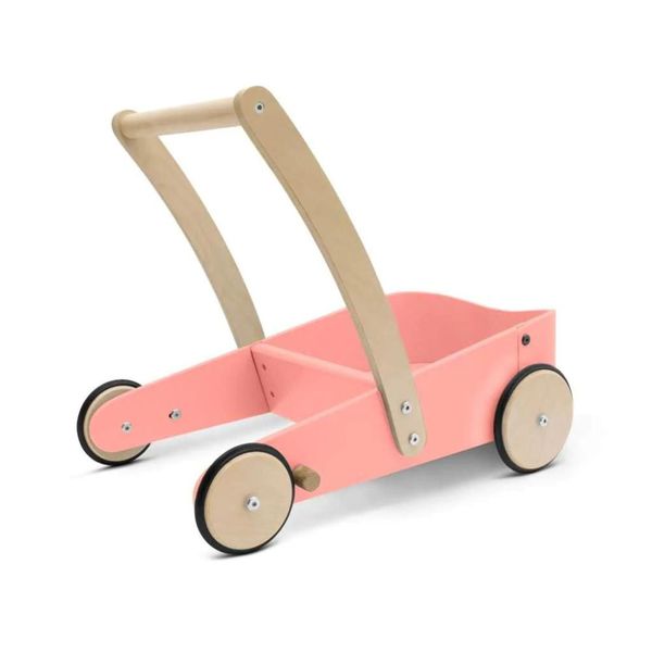 Carrito andador, color rosa salmón, Roda Roda - babytuto.com