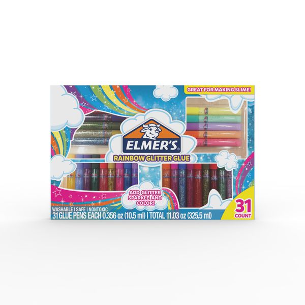 Glitter glue evergreen, 31 unidades, Elmers  Elmers - babytuto.com