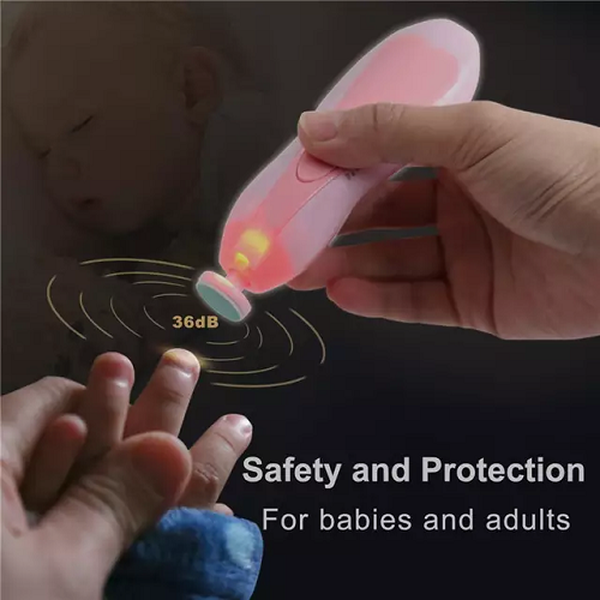Limador de uñas  para bebés y niños, color rosado, Mamá Canguro  Mamá Canguro - babytuto.com