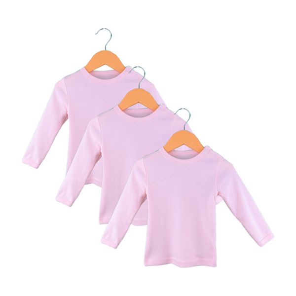 Set de 3 camisetas lisas color rosado, Pumucki Pumucki - babytuto.com