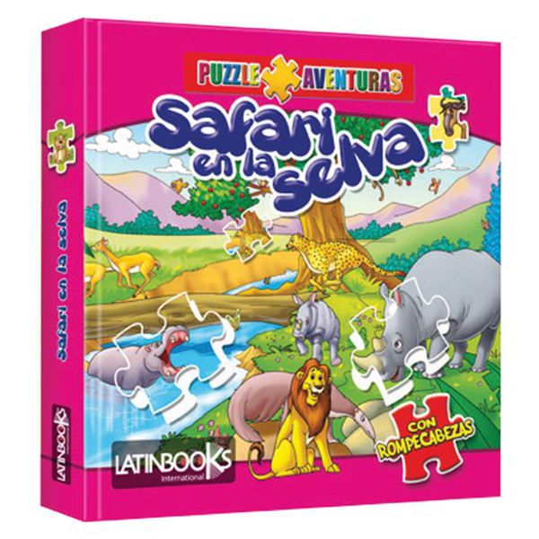 Libro infantil Safari en la selva Latinbooks Latinbooks - babytuto.com