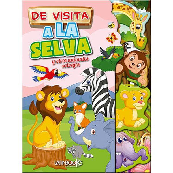 Libro infantil De visita a la selva Latinbooks Latinbooks - babytuto.com