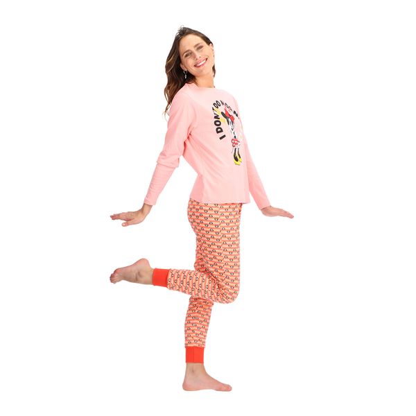 Pijama mujer de algodón diseño Minnie, Caffarena Caffarena - babytuto.com