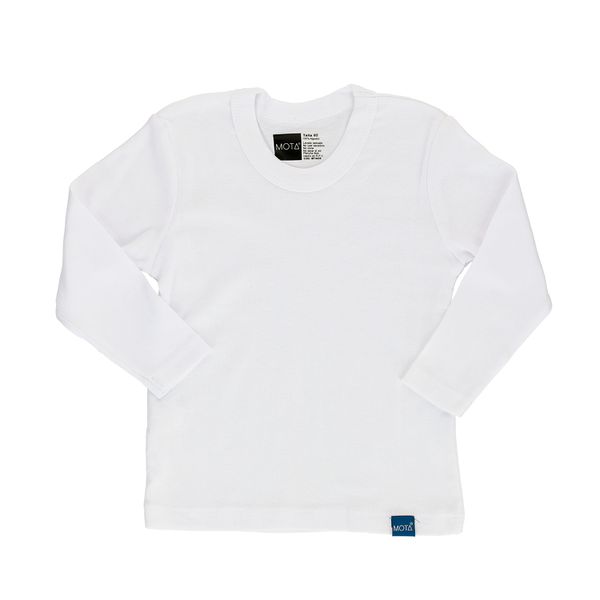 Camiseta manga larga color blanco, Motta Mota - babytuto.com