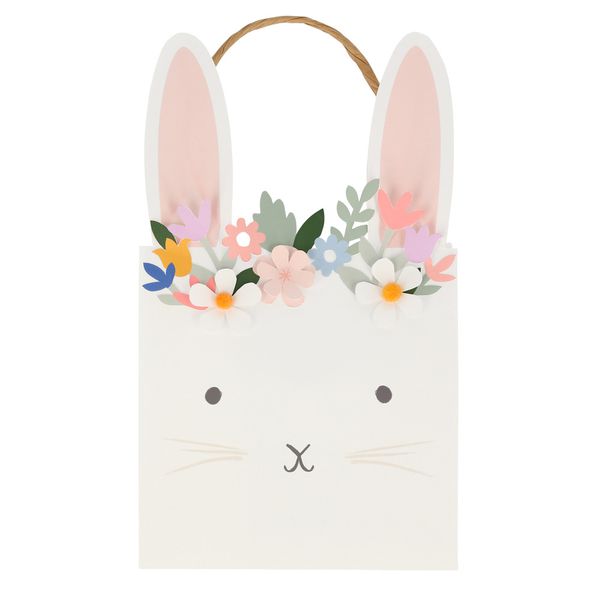 Bolsas con forma de conejo y flores, 6 unidades, Meri Meri  Meri Meri - babytuto.com