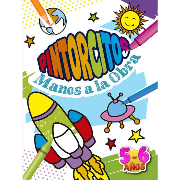 Libro infantil pintorcitos manos a la obra -5-6 años Latinbooks Latinbooks - babytuto.com