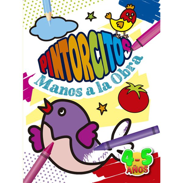 Libro infantil pintorcitos manos a la obra -4-5 años Latinbooks Latinbooks - babytuto.com
