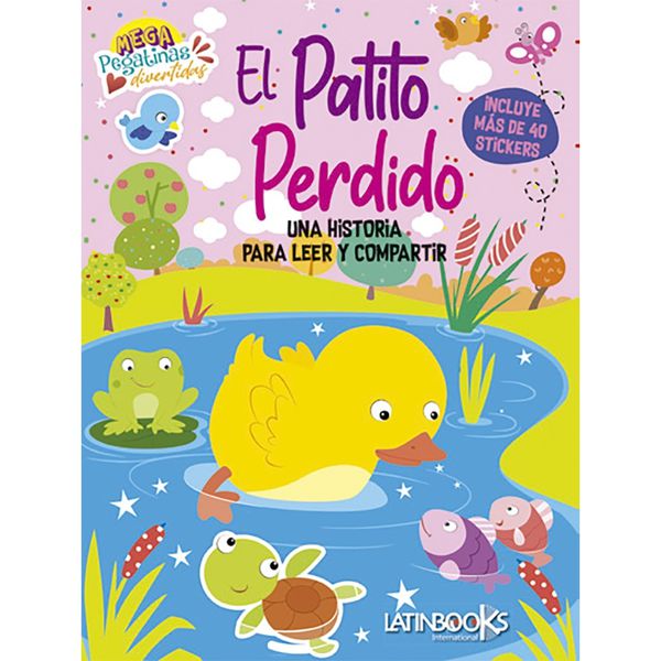 Libro infantil mega pegatinas -el patito perdido Latinbooks Latinbooks - babytuto.com
