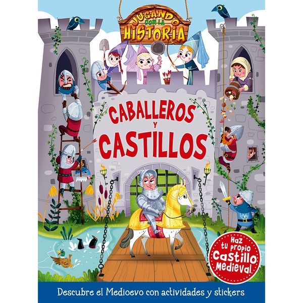 Libro infantil jugando con la historia -  caballeros y castilloos Latinbooks Latinbooks - babytuto.com